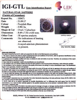 Load image into Gallery viewer, 4.41 Ratti Star Sapphire with Govt. Lab Certificate-(5661)