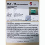 Load image into Gallery viewer, 7.31/CT Natural Panna Stone with Govt. Lab Certificate (8991)