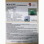 Load image into Gallery viewer, 4.83 Ratti Natural Panna Stone with Govt. Lab Certificate (8100)