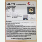 Load image into Gallery viewer, 4.08/CT Natural yellow sapphire with Govt Lab Certificate-YELSA9A