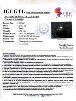 Load image into Gallery viewer, 6.76/CT Natural Scapolite Cat's Eye with Govt. Lab Certificate-1221