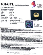 Load image into Gallery viewer, 10.06 Ratti Natural yellow sapphire with Govt Lab Certificate-(8991)