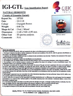Load image into Gallery viewer, 4.96 Ratti Natural Hessonite with Govt. Lab Certificate-(1221)
