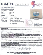 Load image into Gallery viewer, 4.17 Ratti Natural Blue Sapphire with Govt Lab Certificate-(6771)