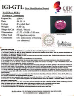 Load image into Gallery viewer, 10.39 Ratti Natural Neo Burma Ruby with Govt Lab Certificate-(5661)