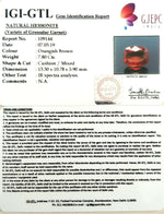 Load image into Gallery viewer, 8.67 Ratti Natural Hessonite with Govt. Lab Certificate-(1221)
