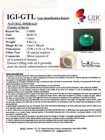 Load image into Gallery viewer, 4.44/CT Natural Emerald Stone With Govt. Lab Certificate (12210)