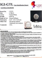 Load image into Gallery viewer, 0.54 Cents Diamond With Govt. Lab Certificate (110000)
