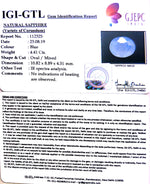Load image into Gallery viewer, 4.90 Ratti Natural Blue Sapphire With Govt Lab Certified-(4551)