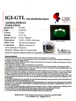Load image into Gallery viewer, 5.17/CT Natural Panna Stone with Govt. Lab Certificate (8991)