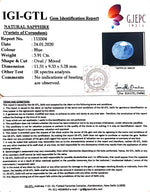 Load image into Gallery viewer, 4.34 Ratti Natural Blue Sapphire With Govt Lab Certified-(6771)