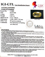 Load image into Gallery viewer, 9.40/CT Natural Yellow Sapphire with Govt Lab Certificate-23310