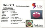 Load image into Gallery viewer, 6.27 Ratti Natural Neo Burma Ruby with Govt Lab Certificate-(2331)