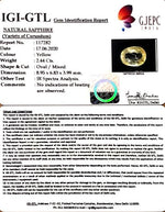 Load image into Gallery viewer, 2.70 Ratti Natural Ceylonese Pukhraj Stone with Govt Lab Certificate-(YELSA9U)