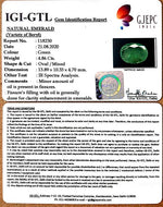 Load image into Gallery viewer, 4.86/CT Natural Panna Stone with Govt. Lab Certified-(2331)