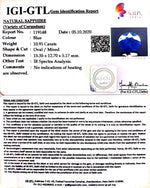 Load image into Gallery viewer, 12.11 Ratti Natural Blue Sapphire with Govt Lab Certificate-(2331)