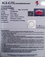 Load image into Gallery viewer, 9.22 Ratti Natural Ruby with Govt Lab Certificate-(5661)
