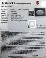 Load image into Gallery viewer, 5.40 Ratti Natural fire Opal with Govt. Lab Certificate-(1221)