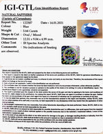 Load image into Gallery viewer, 6.26 Ratti Natural Blue Sapphire With Govt Lab Certified-(1221)