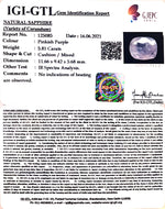 Load image into Gallery viewer, 6.44 Ratti Natural Pink Sapphier with Govt Lab Certificate-(6771)