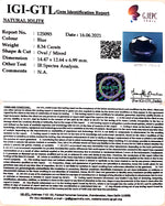 Load image into Gallery viewer, 9.25 Ratti Natural Iolite With Govt. Lab Certificate-(610)