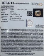 Load image into Gallery viewer, 4.76 Ratti Natural Ceylonese Pukhraj Stone with Govt Lab Certificate (6771)