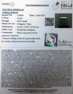 Load image into Gallery viewer, 9.29/CT Natural Panna Stone with Govt. Lab Certified-(2331)