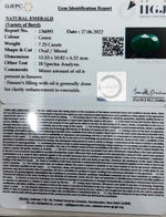 Load image into Gallery viewer, 7.25/CT Natural Panna Stone with Govt. Lab Certified-12210