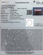 Load image into Gallery viewer, 6.44/CT Natural Indian Ruby with Govt. Lab Certificate-1221