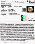 Load image into Gallery viewer, 3.93/CT Natural Ceylonese Pukhraj with Govt Lab Certificate-4551