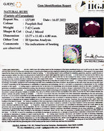 Load image into Gallery viewer, 7.42/CT Natural Neo Burma Ruby with Govt. Lab Certificate-4551