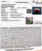 Load image into Gallery viewer, 7.47 Ratti Natural Indian Ruby with Govt. Lab Certificate