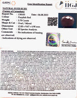 Load image into Gallery viewer, 6.32 Ratti Natural new burma Ruby with Govt. Lab Certificate-(2331)