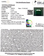 Load image into Gallery viewer, 9.15/CT Natural Panna Stone with Govt. Lab Certified-(2331)