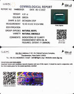 Load image into Gallery viewer, 4.91/CT Natural Emerald Stone With Govt. Lab Certified (12210)