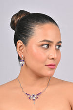 Load image into Gallery viewer, 26.77/GM AMETHYST /ZIRCON NACK (1650)