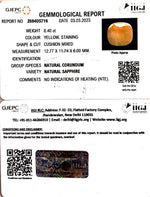 Load image into Gallery viewer, 8.40/CT Natural Ceylonese Pukhraj with Govt Lab Certificate-(4551)