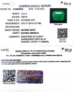 Load image into Gallery viewer, 2.22/CT Natural Panna Stone with Govt. Lab Certificate -(3441)