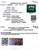 Load image into Gallery viewer, 1.88/CT Natural Panna Stone with Govt. Lab Certificate (23310)
