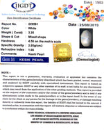 Load image into Gallery viewer, 3.35/CT Natural Keshi Pearl With Lab Report