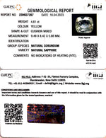 Load image into Gallery viewer, 4.81/CT Natural Ceylonese Pukhraj with Govt Lab Certificate-YELSA9U