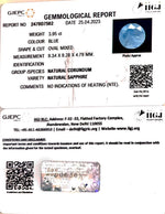 Load image into Gallery viewer, 3.95/CT Natural Neelam with Govt Lab Certificate-(6771)