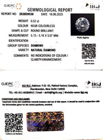 Load image into Gallery viewer, 0.52/Cents Natural Diamond With Govt. Lab Certificate (120000)