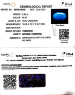 Load image into Gallery viewer, 8.30/CT Natural Govt. Lab Certified Turquoise (832)
