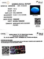 Load image into Gallery viewer, 7.50/CT Natural Govt. Lab Certified Turquoise (832)
