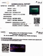 Load image into Gallery viewer, 3.98/CT Natural Panna Stone with Govt. Lab Certificate (1221)