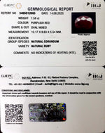 Load image into Gallery viewer, 7.57/CT Natural Neo Burma Ruby with Govt. Lab Certificate (3441)