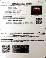 Load image into Gallery viewer, 7.63/CT Natural Neo Burma Ruby with Govt. Lab Certificate (3441)