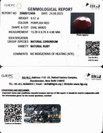 Load image into Gallery viewer, 6.57/CT Natural Indian Ruby with Govt. Lab Certificate (1221)