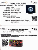 Load image into Gallery viewer, 0.34/Cents Natural Diamond with Govt. Lab Certificate